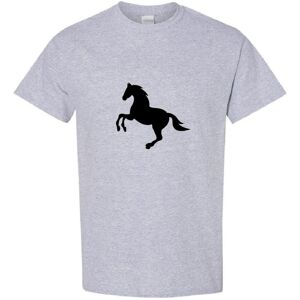 Gildan (Sport Grey, S) Cool Classic Vintage Running Wild Black Horse Mustang Pony Men T Gildan (Sport Grey, S) Cool Classic Vintage Running Wild Black Horse Mustang Pony Men T