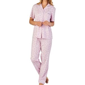 (Lilac, UK 24/26) Slenderella Ladies Floral Meadow Jersey Cotton Pyjamas (Lilac, UK 24/26) Slenderella Ladies Floral Meadow Jersey Cotton Pyjamas