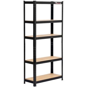 Rhino 2 Bays 150x75x30cm Black Boltless Garage Shelving Unit 1000kg Rhino 2 Bays 150x75x30cm Black Boltless Garage Shelving Unit 1000kg