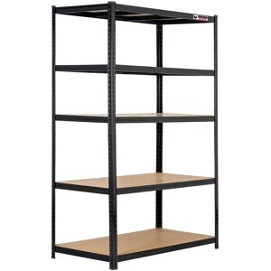 Rhino 10 Bays 180x120x60cm Black Boltless Garage Shelving Unit 1000kg Rhino 10 Bays 180x120x60cm Black Boltless Garage Shelving Unit 1000kg