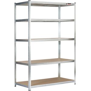 Rhino 3 Bays 180x120x60cm Galvanised Boltless Garage Shelving Unit 1000kg Rhino 3 Bays 180x120x60cm Galvanised Boltless Garage Shelving Unit 1000kg