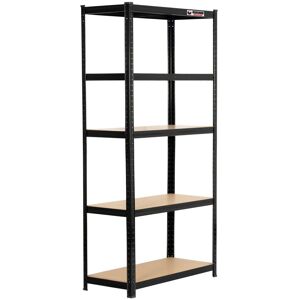 Rhino 6 Bays 180x90x40cm Black Boltless Garage Shelving Unit 1000kg Rhino 6 Bays 180x90x40cm Black Boltless Garage Shelving Unit 1000kg