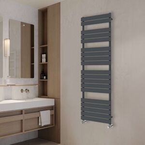 (1800x600mm) NRG Flat Panel Heated Towel Rail Bathroom Rad Radiator Anthracite (1800x600mm) NRG Flat Panel Heated Towel Rail Bathroom Rad Radiator Anthracite