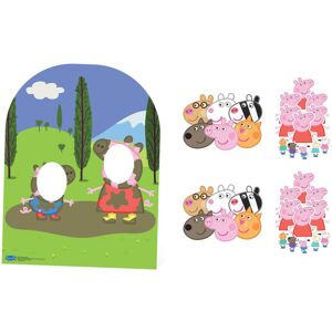 Peppa Pig and Friends Party Pack with Cardboard Stand In, Masks and Tabletops Peppa Pig and Friends Party Pack with Cardboard Stand In, Masks and Tabletops