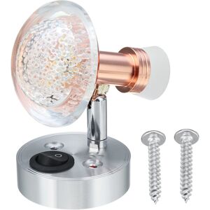 GreenZech (Warm White) 12V 3W+1W Acrylic Interior LED Reading Light Desk Lamp For RV Boat GreenZech (Warm White) 12V 3W+1W Acrylic Interior LED Reading Light Desk Lamp For RV Boat