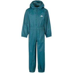 (2-3 Years, Teal) Trespass Kids Rainsuit Waterproof Button (2-3 Years, Teal) Trespass Kids Rainsuit Waterproof Button