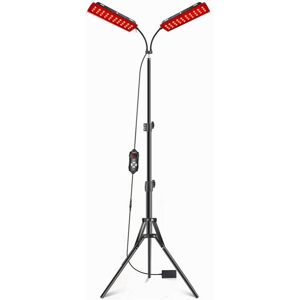 Unbranded Double Heads Red Light Therapy Lamp Infrared Light Therapy With Stand Adjustable Unbranded Double Heads Red Light Therapy Lamp Infrared Light Therapy With Stand Adjustable