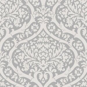 Fine Decor Sandringham Damask Silver Wallpaper FD42529 Fine Decor Sandringham Damask Silver Wallpaper FD42529