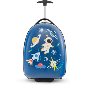 Costway 16" Children's Portable Travel Luggage Rolling Hard Shell Suitcase W/ Wheels Costway 16" Children's Portable Travel Luggage Rolling Hard Shell Suitcase W/ Wheels
