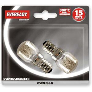 (25w, Clear) Eveready SES Oven Bulb (Pack Of 2) (25w, Clear) Eveready SES Oven Bulb (Pack Of 2)