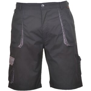 (XL, Black) Portwest Mens Contrast Workwear Shorts (XL, Black) Portwest Mens Contrast Workwear Shorts