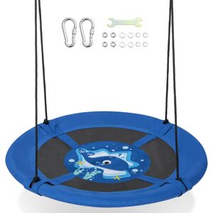 Costway Kids Saucer Tree Swing W/ Adjustable Hanging Ropes & Cute Patterns Costway Kids Saucer Tree Swing W/ Adjustable Hanging Ropes & Cute Patterns