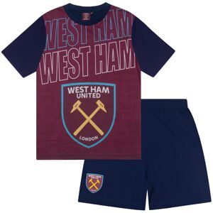 (Claret, 12-13 Years) West Ham United FC Boys Pyjamas Short Kids OFFICIAL Footba (Claret, 12-13 Years) West Ham United FC Boys Pyjamas Short Kids OFFICIAL Footba