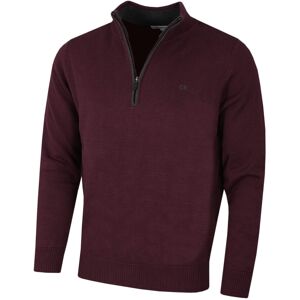 (4XL, French Burgundy) Calvin Klein Mens 2021 Knit Cotton 1/2 Zip Golf CK Top Sw (4XL, French Burgundy) Calvin Klein Mens 2021 Knit Cotton 1/2 Zip Golf CK Top Sw