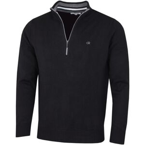 (XXXXXL, Black Sport) Calvin Klein Mens 2023 Knit Cotton 1/2 Zip Golf CK Top Swe (XXXXXL, Black Sport) Calvin Klein Mens 2023 Knit Cotton 1/2 Zip Golf CK Top Swe