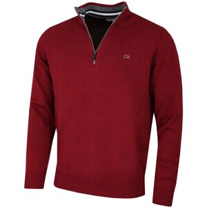 (XXXXXL, Burgundy Sport) Calvin Klein Mens 2023 Knit Cotton 1/2 Zip Golf CK Top (XXXXXL, Burgundy Sport) Calvin Klein Mens 2023 Knit Cotton 1/2 Zip Golf CK Top