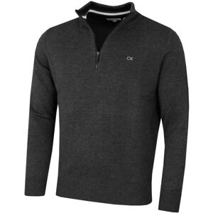 (XXXXL, Charcoal Sport) Calvin Klein Mens 2023 Knit Cotton 1/2 Zip Golf CK Top S (XXXXL, Charcoal Sport) Calvin Klein Mens 2023 Knit Cotton 1/2 Zip Golf CK Top S