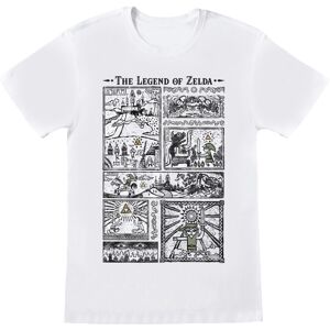 (L, White) Nintendo Unisex Adult Drawings Legend Of Zelda T-Shirt (L, White) Nintendo Unisex Adult Drawings Legend Of Zelda T-Shirt