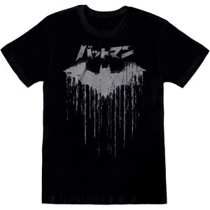(XL, Black) Batman Unisex Adult Japanese Logo T-Shirt (XL, Black) Batman Unisex Adult Japanese Logo T-Shirt