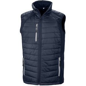 (L, Navy/Grey) Result Unisex Adult Compass Softshell Gilet (L, Navy/Grey) Result Unisex Adult Compass Softshell Gilet