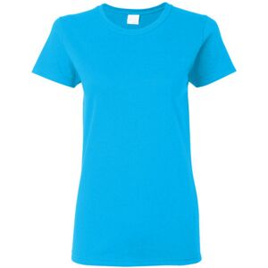 (M, Heather Sapphire) Gildan Ladies/Womens Heavy Cotton Missy Fit Short Sleeve T (M, Heather Sapphire) Gildan Ladies/Womens Heavy Cotton Missy Fit Short Sleeve T