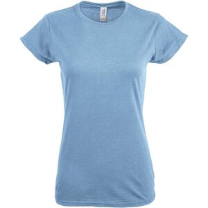 (S, Sapphire Blue) Gildan Womens/Ladies Softstyle Midweight T-Shirt (S, Sapphire Blue) Gildan Womens/Ladies Softstyle Midweight T-Shirt