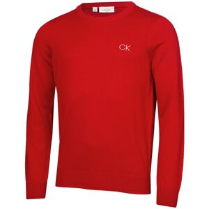 (XXXL, Red) Calvin Klein Mens Round Neck Tour Durable Soft Golf Sweater (XXXL, Red) Calvin Klein Mens Round Neck Tour Durable Soft Golf Sweater