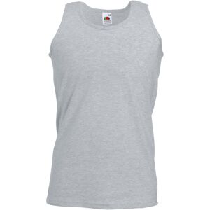 (4XL, Heather Grey) Fruit Of The Loom Mens Athletic Sleeveless Vest / Tank Top (4XL, Heather Grey) Fruit Of The Loom Mens Athletic Sleeveless Vest / Tank Top