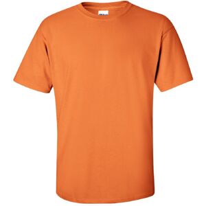 (L, Tangerine) Gildan Mens Ultra Cotton Short Sleeve T-Shirt (L, Tangerine) Gildan Mens Ultra Cotton Short Sleeve T-Shirt