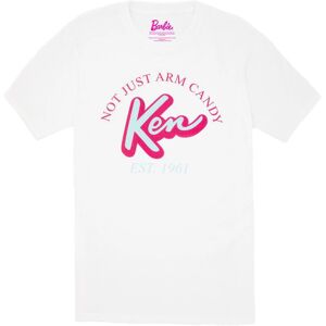 (L, White) Barbie Mens Not Just Arm Candy Classic Ken T-Shirt (L, White) Barbie Mens Not Just Arm Candy Classic Ken T-Shirt