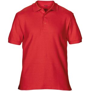 (S, Red) Gildan Mens Premium Cotton Sport Double Pique Polo Shirt (S, Red) Gildan Mens Premium Cotton Sport Double Pique Polo Shirt