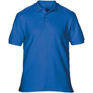 (M, Royal) Gildan Mens Premium Cotton Sport Double Pique Polo Shirt (M, Royal) Gildan Mens Premium Cotton Sport Double Pique Polo Shirt