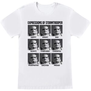 (M, White) Star Wars Unisex Adult Expressions Of Stormtrooper T-Shirt (M, White) Star Wars Unisex Adult Expressions Of Stormtrooper T-Shirt