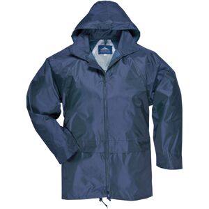 (L, Navy) Portwest Mens Classic Rain Jacket (S440) (L, Navy) Portwest Mens Classic Rain Jacket (S440)