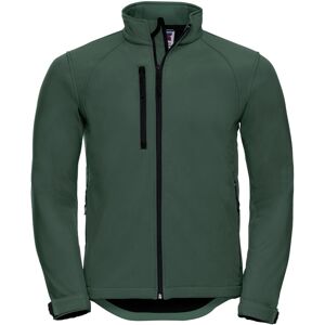 (M, Bottle Green) Russell Mens Water Resistant & Windproof Softshell Jacket (M, Bottle Green) Russell Mens Water Resistant & Windproof Softshell Jacket
