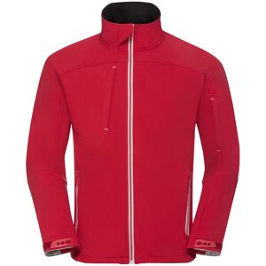(XS, Classic Red) Russell Mens Bionic Softshell Jacket (XS, Classic Red) Russell Mens Bionic Softshell Jacket