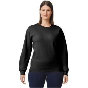 (3XL, Black) Gildan Unisex Adult Softstyle Fleece Midweight Pullover (3XL, Black) Gildan Unisex Adult Softstyle Fleece Midweight Pullover