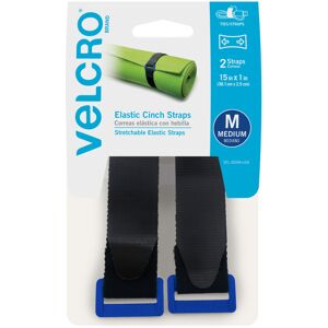 VELCRO(R) Brand Elastic Cinch Strap 15"X1" 2/Pkg-Black 30094 VELCRO(R) Brand Elastic Cinch Strap 15"X1" 2/Pkg-Black 30094