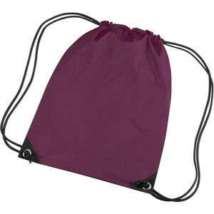 (One Size, Burgundy) Bagbase Premium Gymsac Water Resistant Bag (11 Litres) (One Size, Burgundy) Bagbase Premium Gymsac Water Resistant Bag (11 Litres)