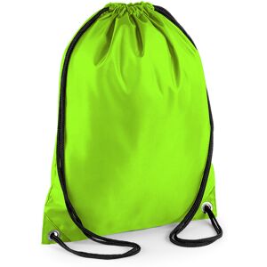 (One Size, Lime) BagBase Budget Water Resistant Sports Gymsac Drawstring Bag (11 (One Size, Lime) BagBase Budget Water Resistant Sports Gymsac Drawstring Bag (11