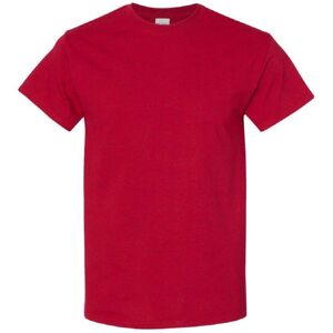 (L, Antique Cherry Red) Gildan Mens Heavy Cotton Short Sleeve T-Shirt (Pack Of 5 (L, Antique Cherry Red) Gildan Mens Heavy Cotton Short Sleeve T-Shirt (Pack Of 5
