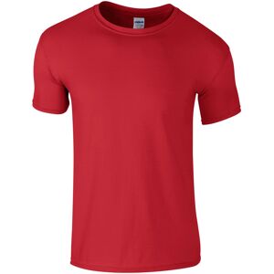 (L, Red) Gildan Mens Short Sleeve Soft-Style T-Shirt (L, Red) Gildan Mens Short Sleeve Soft-Style T-Shirt