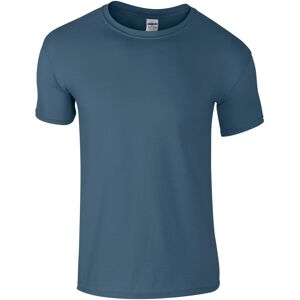 (M, Indigo Blue) Gildan Mens Short Sleeve Soft-Style T-Shirt (M, Indigo Blue) Gildan Mens Short Sleeve Soft-Style T-Shirt