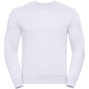 (XL, White) Russell Mens Authentic Sweatshirt (Slimmer Cut) (XL, White) Russell Mens Authentic Sweatshirt (Slimmer Cut)