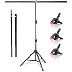 Unbranded 2PCS 1.5M T-Bar Mobile DJ Party Lighting Stand Tripod Support Bar Unbranded 2PCS 1.5M T-Bar Mobile DJ Party Lighting Stand Tripod Support Bar