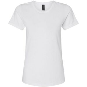 (S, White) Gildan Womens/Ladies Softstyle Midweight T-Shirt (S, White) Gildan Womens/Ladies Softstyle Midweight T-Shirt