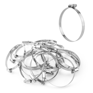 (Pack of 20) KCT 70-90mm Stainless Steel 304 Adjustable Clip Dish Washing Machin (Pack of 20) KCT 70-90mm Stainless Steel 304 Adjustable Clip Dish Washing Machin