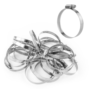 (Pack of 20) KCT 50-70mm Stainless Steel 304 Adjustable Clip Dish Washing Machin (Pack of 20) KCT 50-70mm Stainless Steel 304 Adjustable Clip Dish Washing Machin