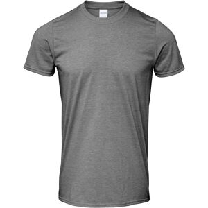 (S, Graphite Heather) Gildan Unisex Adult Ringspun Cotton Soft Touch T-Shirt (S, Graphite Heather) Gildan Unisex Adult Ringspun Cotton Soft Touch T-Shirt