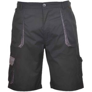 (L, Black) Portwest Mens Texo Contrast Cargo Shorts (L, Black) Portwest Mens Texo Contrast Cargo Shorts